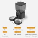 Thumbnail 1 de Olfjurk 5L Automatic Cat Feeder — Programmable 1–6 Meals 🐱