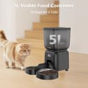 Thumbnail 2 de Olfjurk 5L Automatic Cat Feeder — Programmable 1–6 Meals 🐱