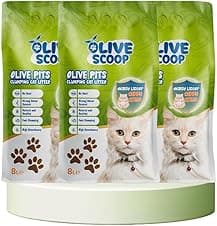 OLIVE SCOOP 18.7kg Natural Clumping Cat Litter 🐱
