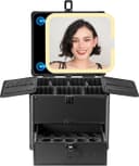 Thumbnail 3 de OMIRO Makeup Box with LED mirror — Portable Cosmetic Case ✨💄