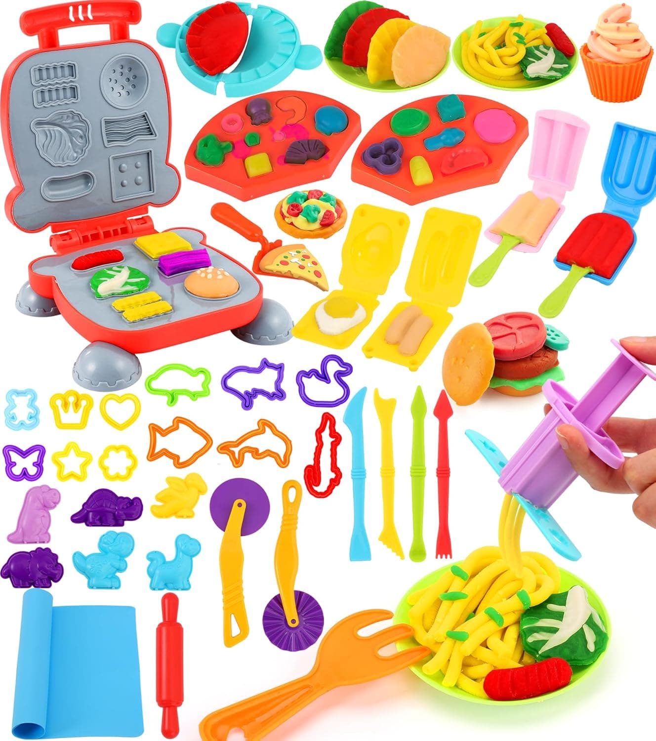 Ophy Dough Tools Kit 54-piece playset for kids 🧸