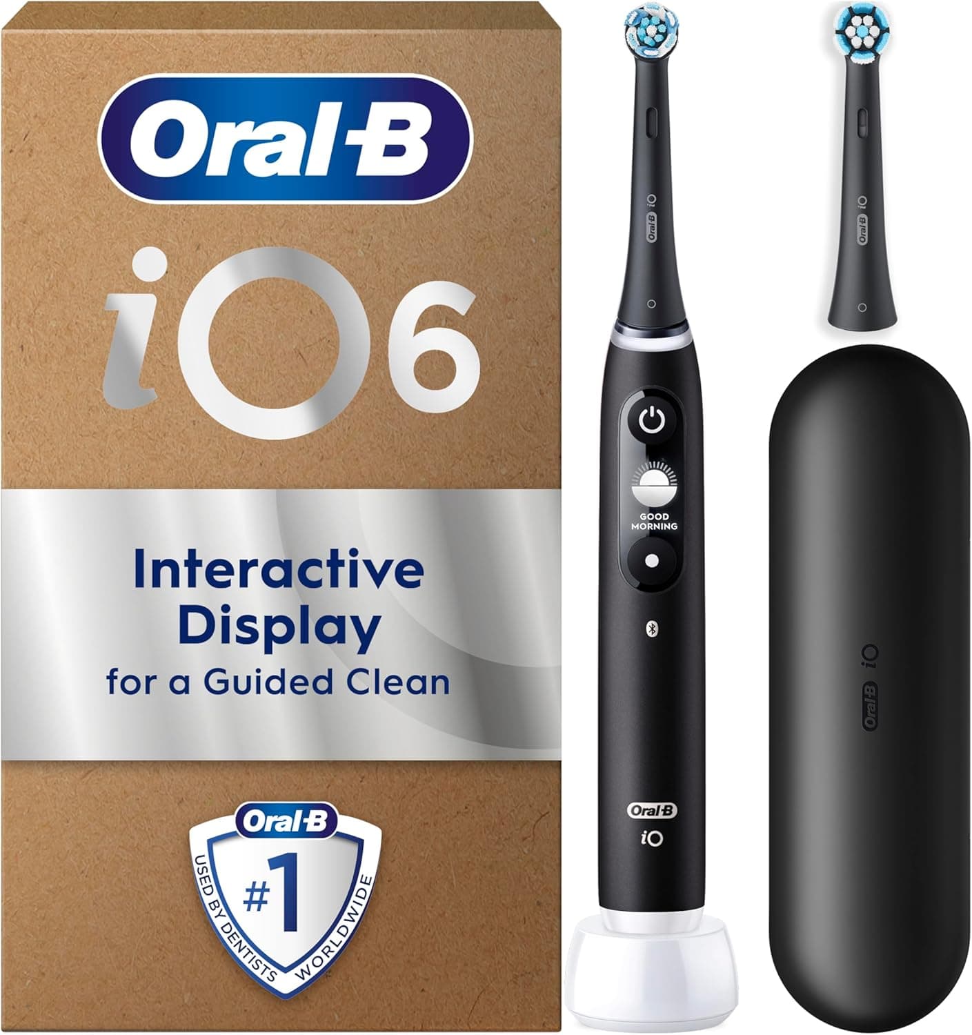 Oral-B iO6 Series electric toothbrush with travel case 🪥
