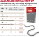 Thumbnail 4 de Oregon 12‑inch 1/4" 64‑link chainsaw chain 📷