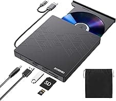 ORIGBELIE External DVD Drive USB 3.0 CD/DVD ROM 📀