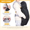 Thumbnail 3 de Orzbow Baby Carrier Rain Cover with fleece liner 🧸