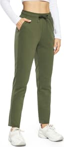 Thumbnail principal de OUGES Womens Cotton Joggers Open Bottom Trousers 🧦