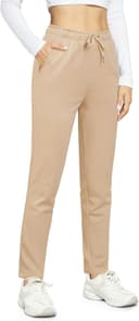 Thumbnail 3 de OUGES Womens Cotton Joggers Open Bottom Trousers 🧦