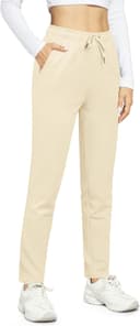 Thumbnail 4 de OUGES Womens Cotton Joggers Open Bottom Trousers 🧦