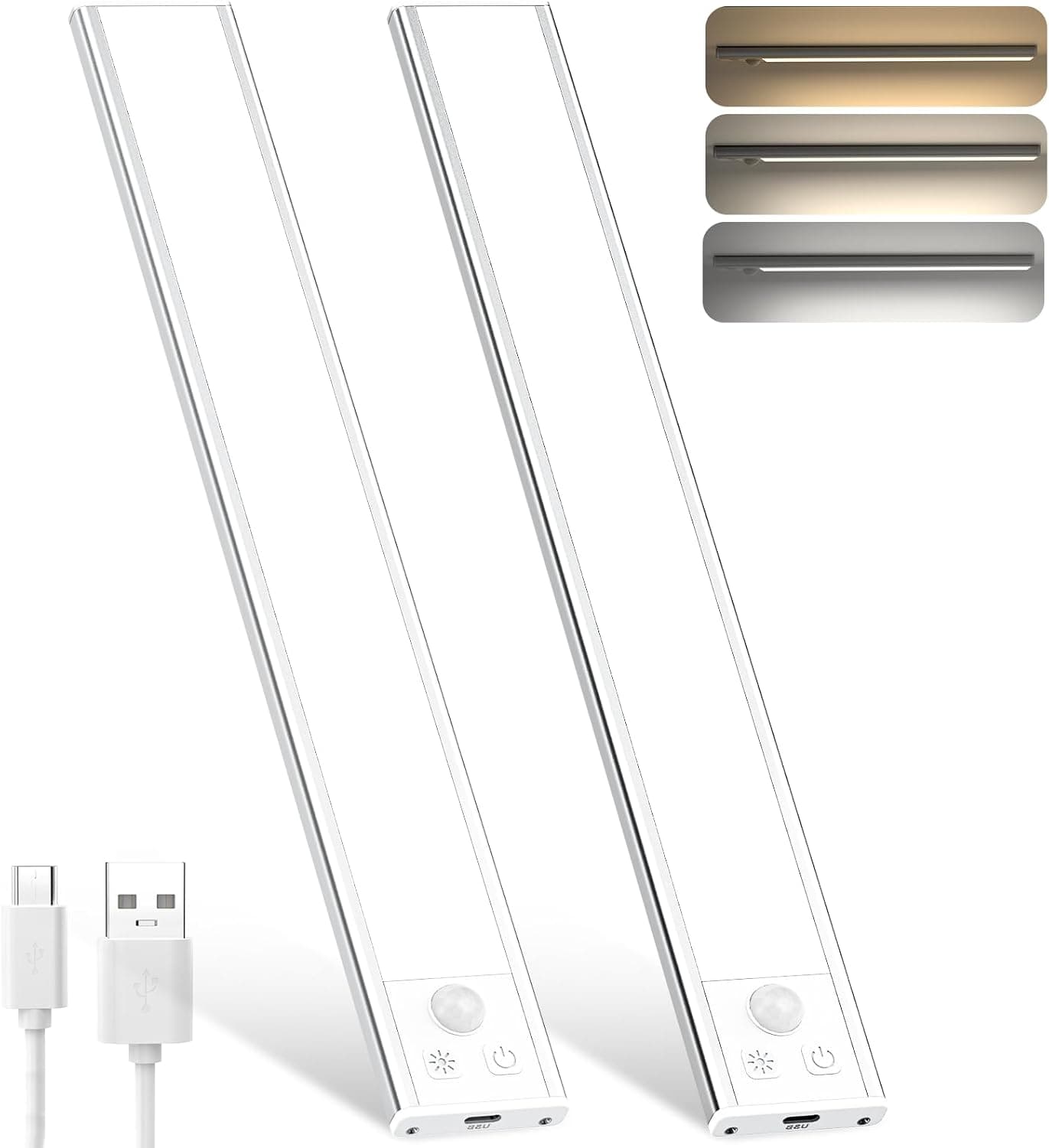 OUILA Under Cabinet Kitchen Lights 108 LED, 1800mAh 🔆