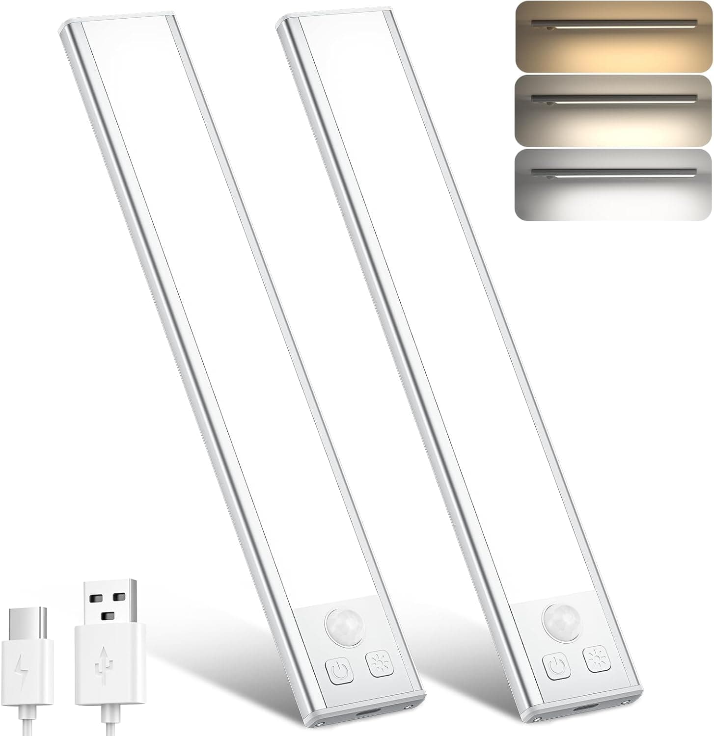 OUILA Under Cabinet Kitchen Lights 64 LED, 1000mAh 🔆