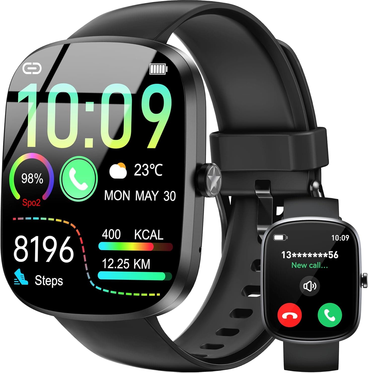 OUKITEL Smart Watch 1.91" HD, fitness features ⌚