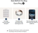 Thumbnail principal de OURA Ring 4 Size 7 Smart Ring, 8‑day battery ⌚