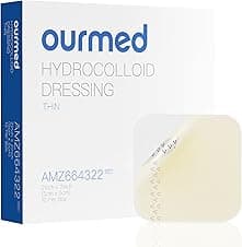 Ourmed Hydrocolloid Dressing 5cm x 5cm, 10 pack 🩹