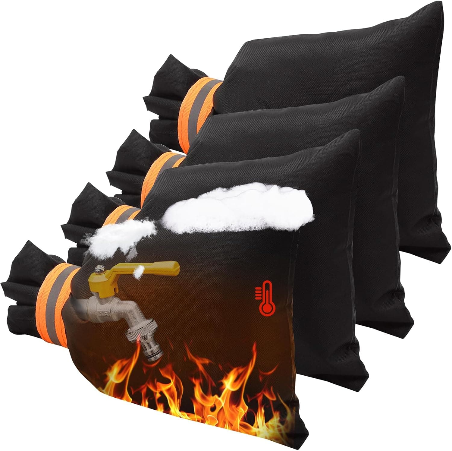 Outdoor Tap Cover Thermal Jacket with Reflective Strip 🧰