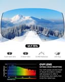 Thumbnail 1 de OutdoorMaster Heron ski goggles 2-lens 🎿