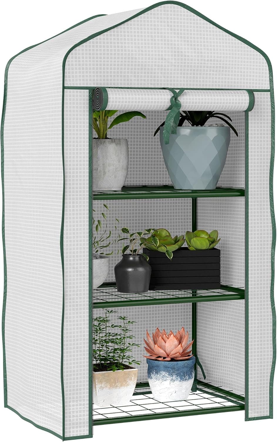 Outsunny 3 Tier Mini Greenhouse 127 cm high 🌱