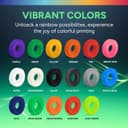 Thumbnail 4 de Overture TPU Filament 1.75mm 95A Purple 1kg spool 📦