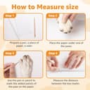 Thumbnail 6 de 2 Pairs Anti-Slip Dog Socks With Grips for Paw Protection - Strong Traction Boots for Senior Dogs on Hardwood Floors - Indoor Walking (Grey, L)
2 Pairs Anti-Slip Dog Socks With Grips for Paw Protec…