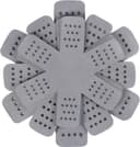 Thumbnail principal de Pan Protectors Set of 12 with 3 Sizes - Gray ⌛️📦