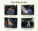 Thumbnail 3 de Pecute Dog Car Seat Cover for Dogs 146x136cm 🛫