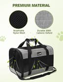 Thumbnail 3 de pecute Pet Carrier Bag for Pets 5kg Grey 🐶
