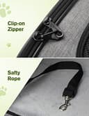 Thumbnail 6 de pecute Pet Carrier Bag for Pets 5kg Grey 🐶