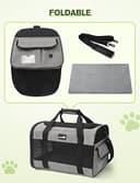 Thumbnail 7 de pecute Pet Carrier Bag for Pets 5kg Grey 🐶