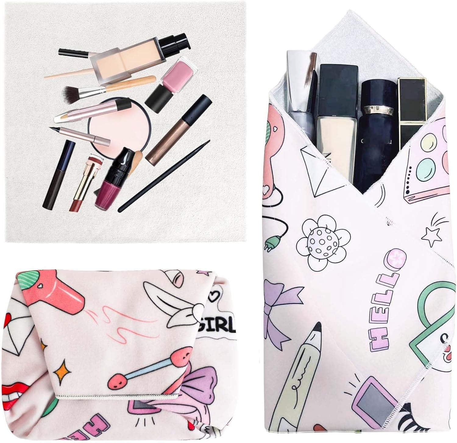 PHOGARY Makeup Bag for Women, Portable Cosmetic Pouch 🧴🎯