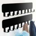 Thumbnail principal de pickpiff Heavy Duty Self Adhesive 8 Hooks for Hanging, 2 Pack ⌛
