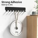 Thumbnail 2 de pickpiff Heavy Duty Self Adhesive 8 Hooks for Hanging, 2 Pack ⌛