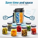 Thumbnail 2 de Pill Organizer 7‑compartment pill dispenser for travel 💊