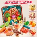 Thumbnail 2 de Play Food Sets 80PC pretend kitchen toys 🍽️