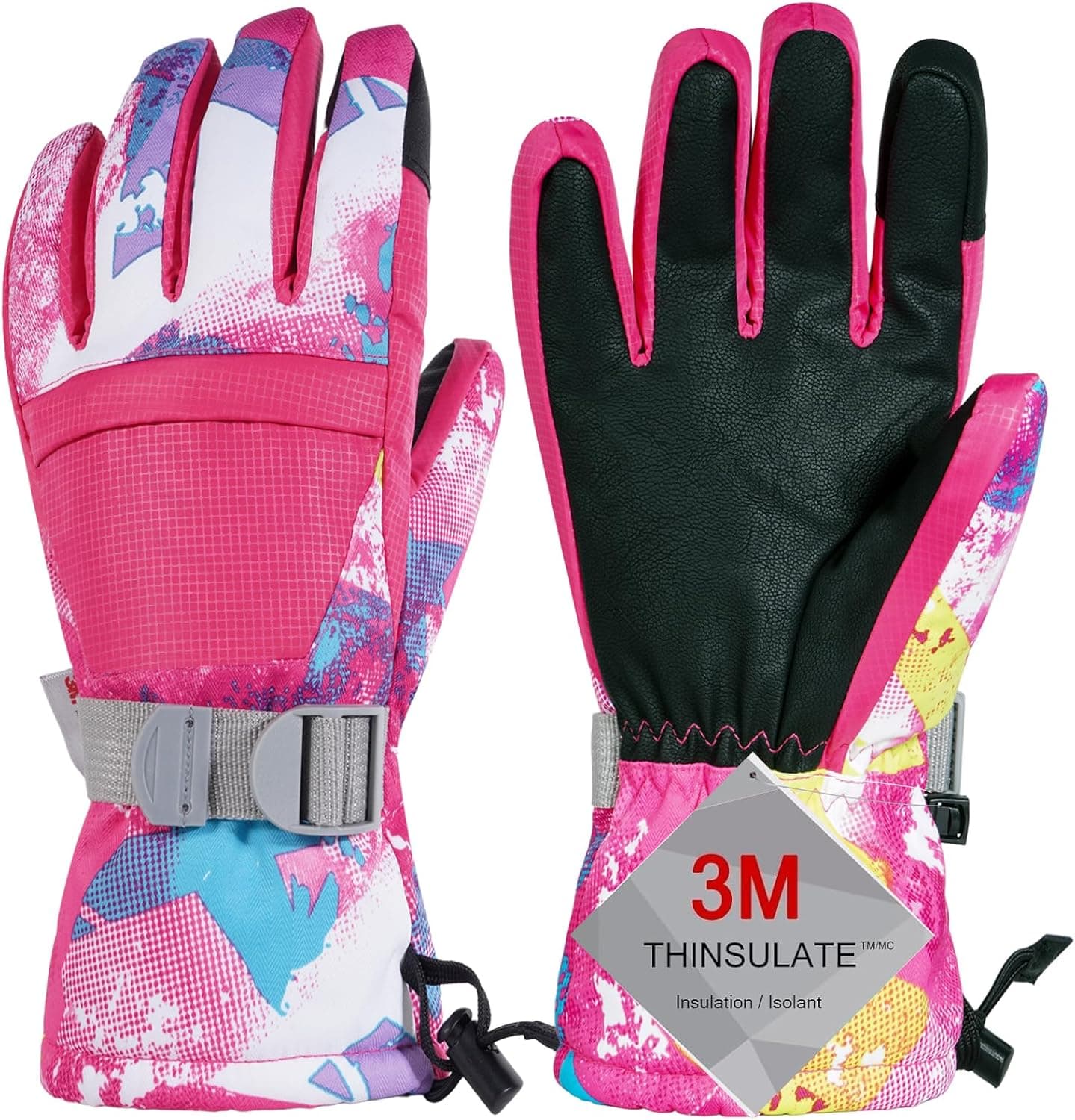 Pnosnesy Ski Gloves waterproof, unisex ski gloves 🎿