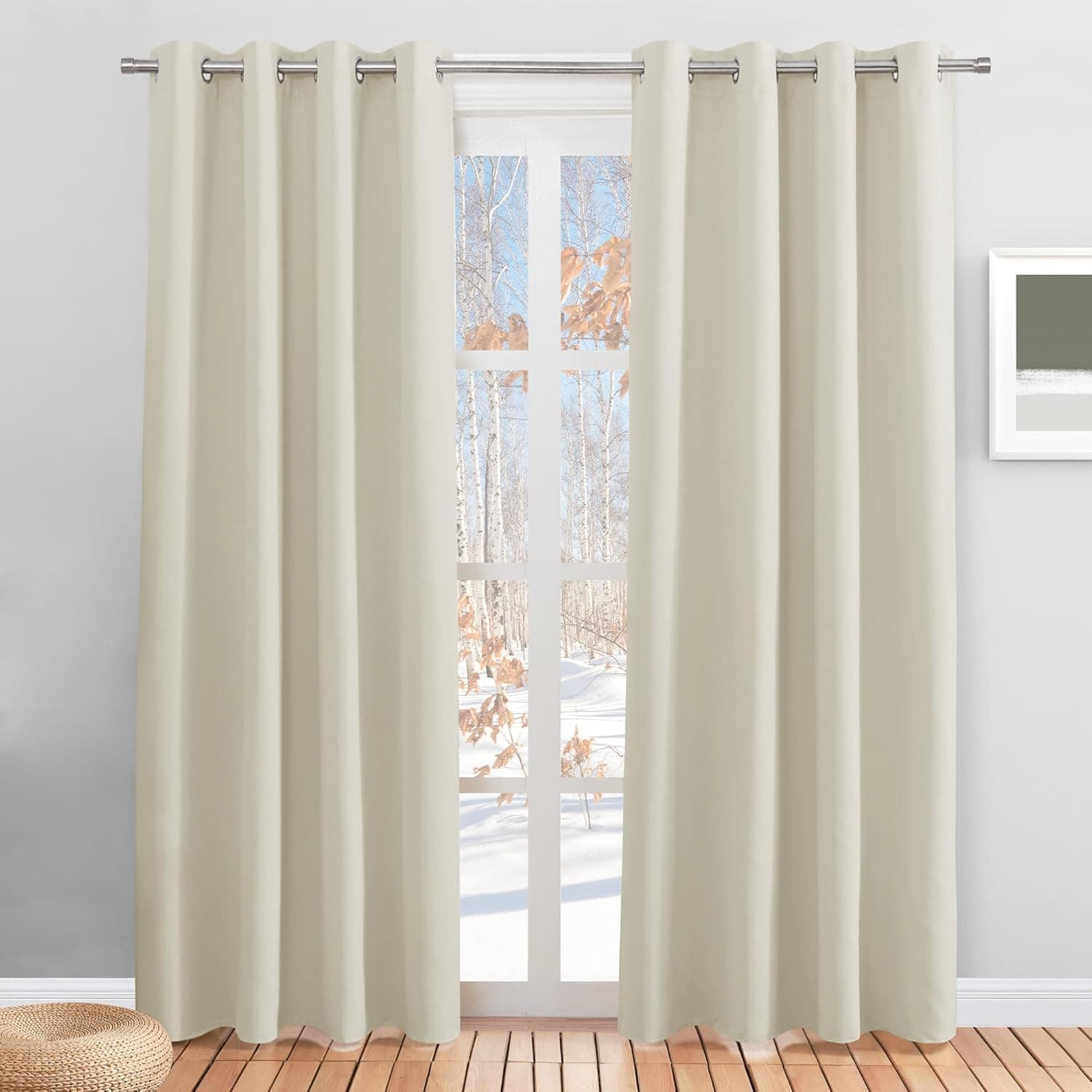 PONY DANCE Eyelet Beige Curtains 46 x 84 in 💤
PONY DANCE Eyelet Beige Curtains 46 x 84 in 🪟