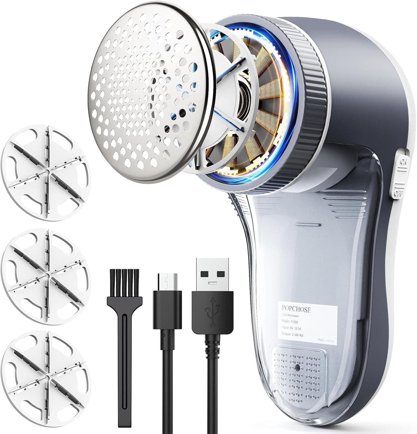 POPCHOSE Lint Remover Rechargeable 1x Fabric Shaver 🧵