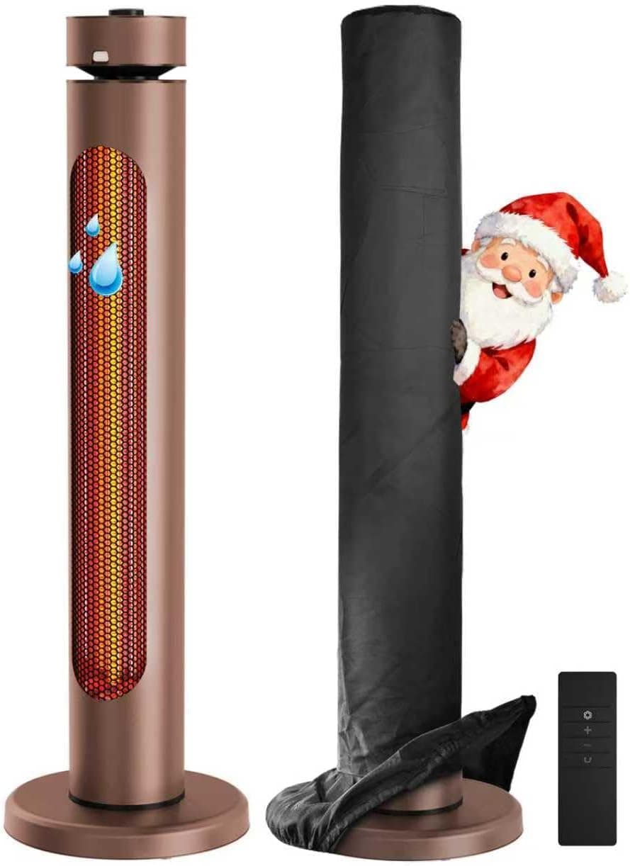 Portable Infrared Patio Heater 1500W with 8 Levels ⌚🎯