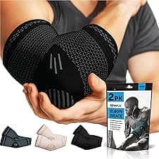 POWERLIX Elbow Brace Compression Support pair 🩺