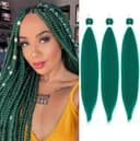 Thumbnail 5 de Pre-stretched 26-inch Purple Braiding Hair 2 packs 💇♀️