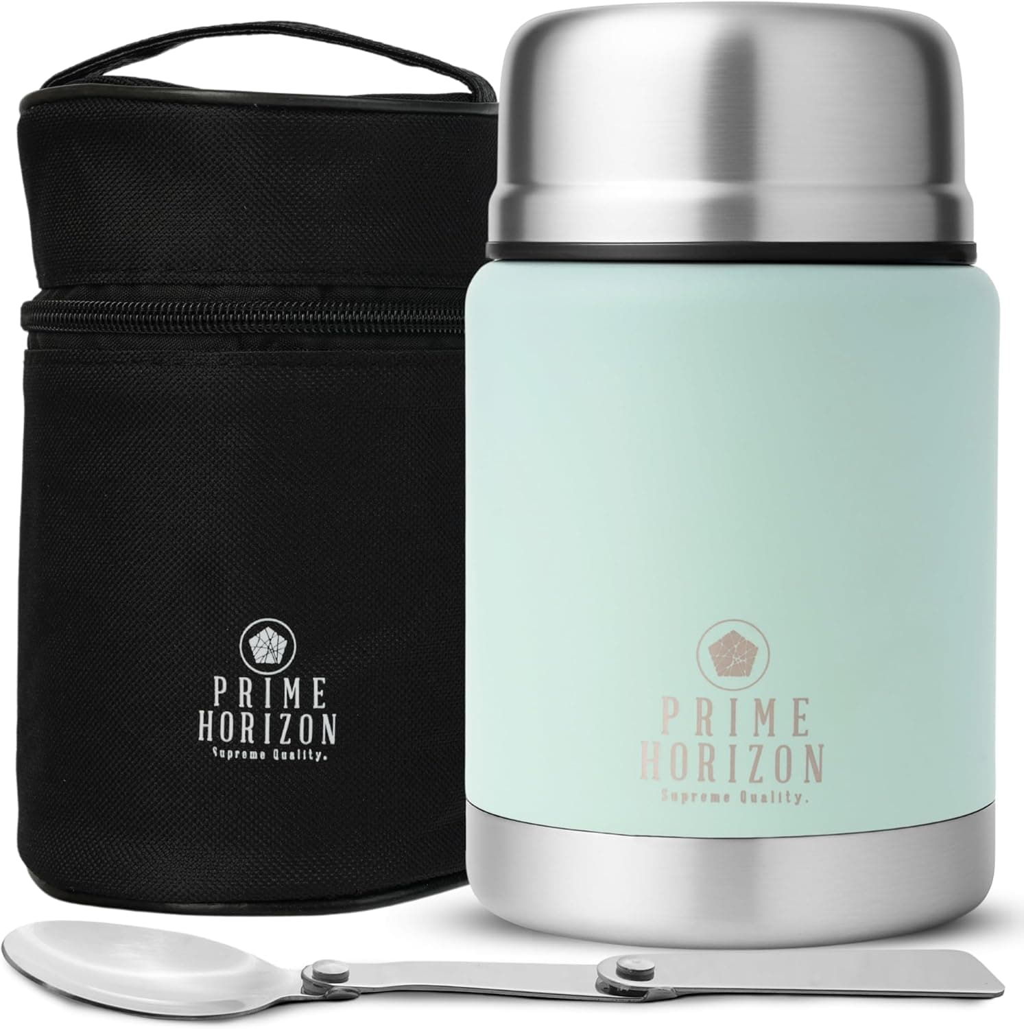 Prime Horizon Food Flask 500ml stainless steel jar 🍱