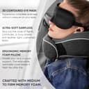 Thumbnail 3 de Proglobe Travel Pillow memory foam neck pillow set 🎧