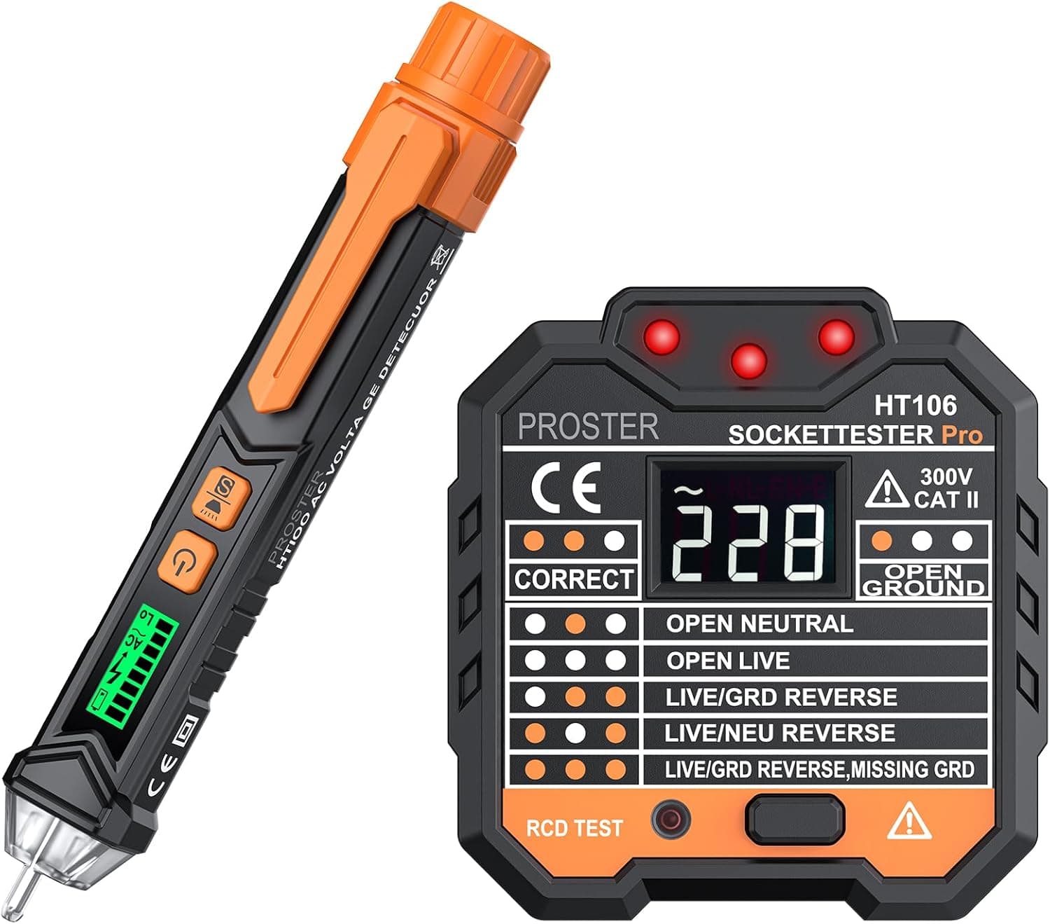 Proster Voltage Tester non-contact pen with LED 🔌