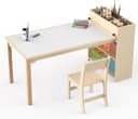 Thumbnail principal de Puecrof Children’s Wooden Desk and Chair Set 1 🪑