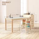 Thumbnail 1 de Puecrof Children’s Wooden Desk and Chair Set 1 🪑