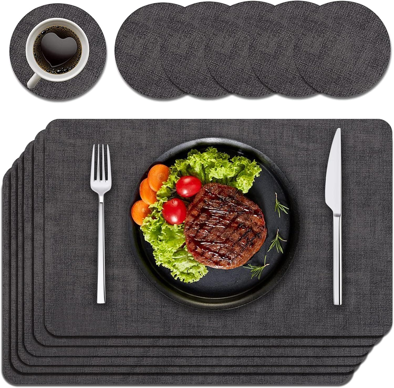 Purejoy Placemats and Coasters 43×30 cm set of 6 🍽️