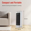 Thumbnail 1 de PureMate Ceramic Tower Heater 2000W 🔥