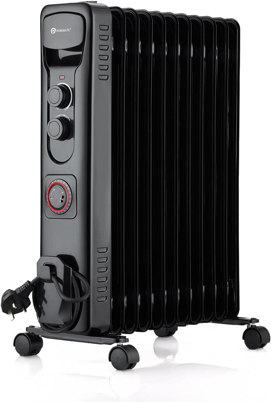 PureMate Oil Filled Radiator 2500W, 11-fin heater 🏠