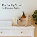 Thumbnail 5 de PUTSKA Baby Nappy Caddy Organiser, Corduroy Cream 🧸