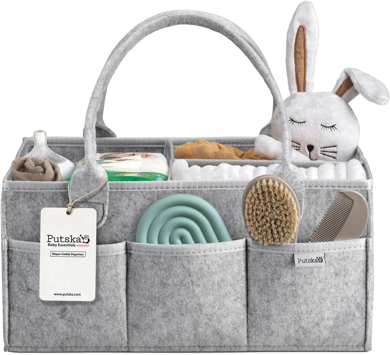 PUTSKA Nursery Storage Basket — Nappy Caddy 🎁