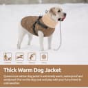 Thumbnail 4 de Queenmore Waterproof Dog Coat with Harness L 🐶
