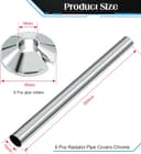 Thumbnail 1 de Radiator Pipe Covers and Collars 15mm x 200mm 🛠️